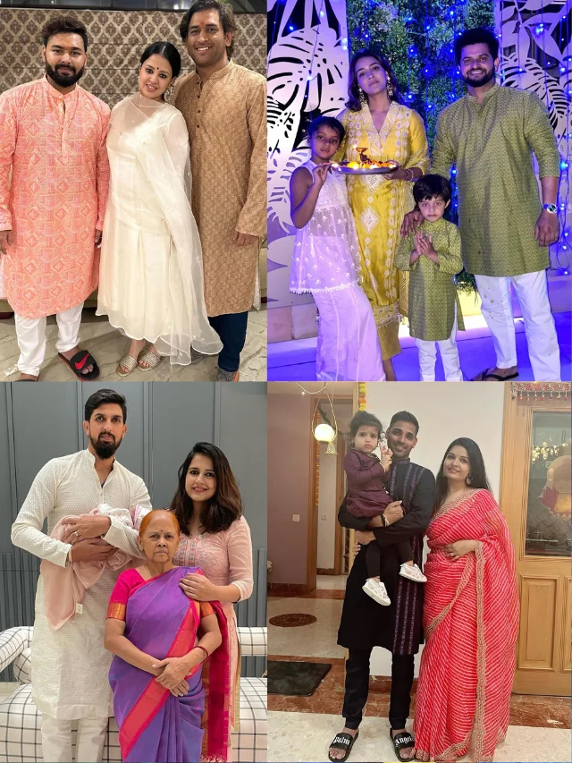 Diwali celebration of Indian cricketers