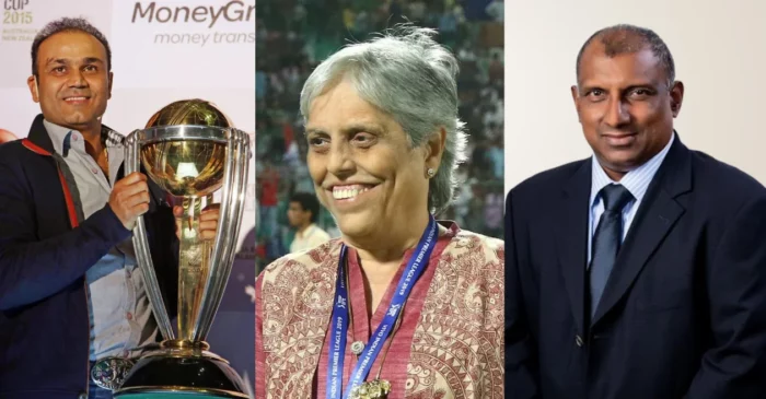 India’s Virender Sehwag, Diana Edulji and Sri Lanka’s Aravinda de Silva inducted into the ICC Hall of Fame