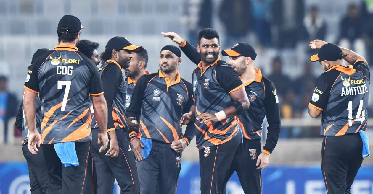 Bowlers shine in Manipal Tigers’ thrilling win over Gujarat Giants in Legends League Cricket 2023