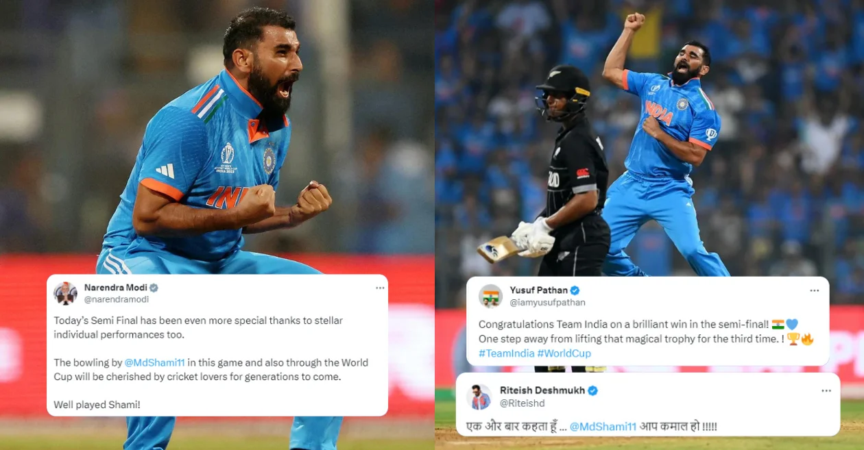 Mohammed Shami goes past this Indian bowling legend in World Cup history