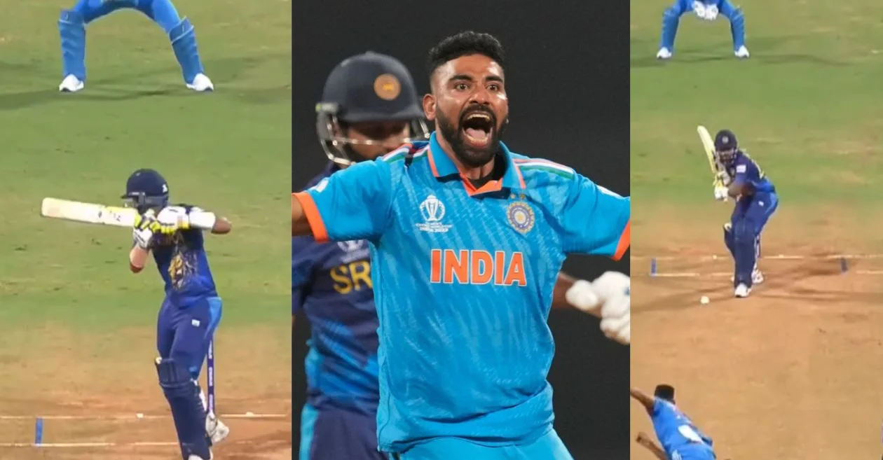 WATCH: Mohammed Siraj picks two wickets in an over to dismantle Sri Lanka’s batting order – IND vs SL, ODI World Cup 2023