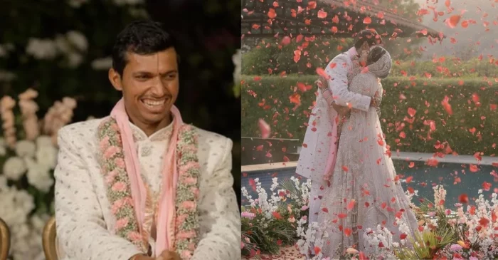 Indian pacer Navdeep Saini marries girlfriend Swati Asthana; pictures go viral