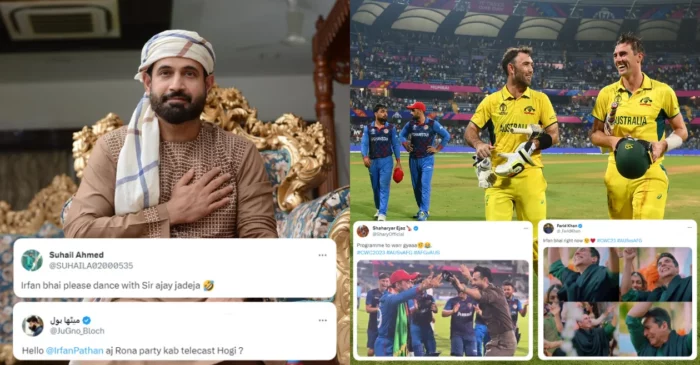 Pakistan fans brutally troll Irfan Pathan after Glenn Maxwell single-handedly outclasses Afghanistan in ODI World Cup 2023