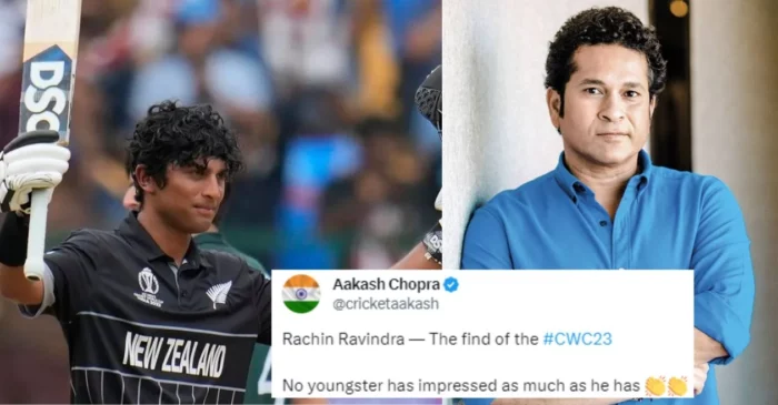 Twitter erupts as Rachin Ravindra breaks Sachin Tendulkar’s unique record with a brilliant century in NZ vs PAK clash – ODI World Cup 2023