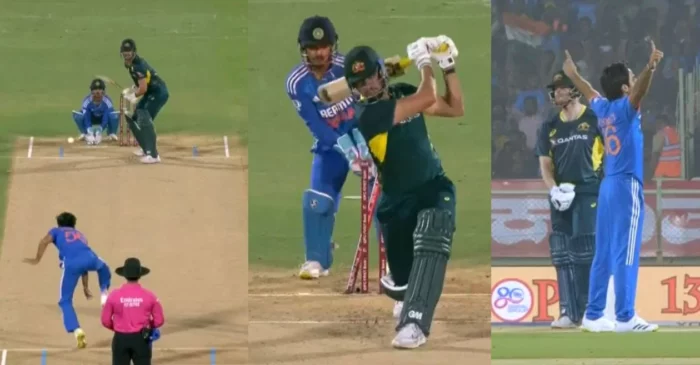 WATCH: Ravi Bishnoi bamboozles Matthew Short with a beauty in IND vs AUS 1st T20I
