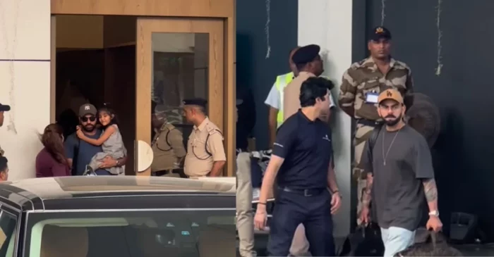 WATCH: Rohit Sharma and Virat Kohli touch down in Mumbai after the ODI World Cup 2023 final setback