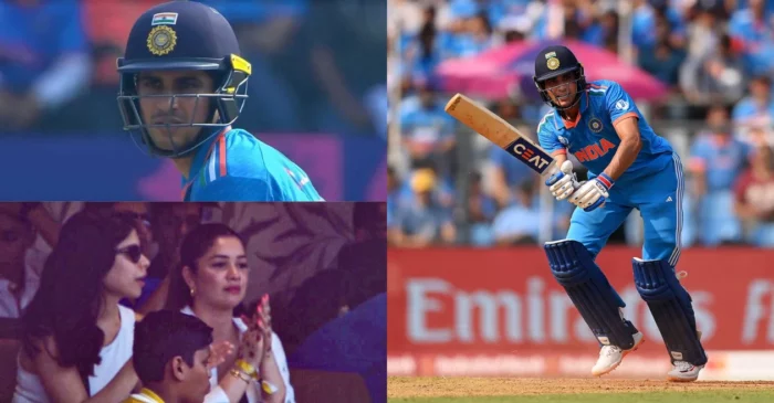 WATCH: Sara Tendulkar cheers as Shubman Gill lights up Wankhede Stadium during India vs New Zealand semifinal clash – ODI World Cup 2023