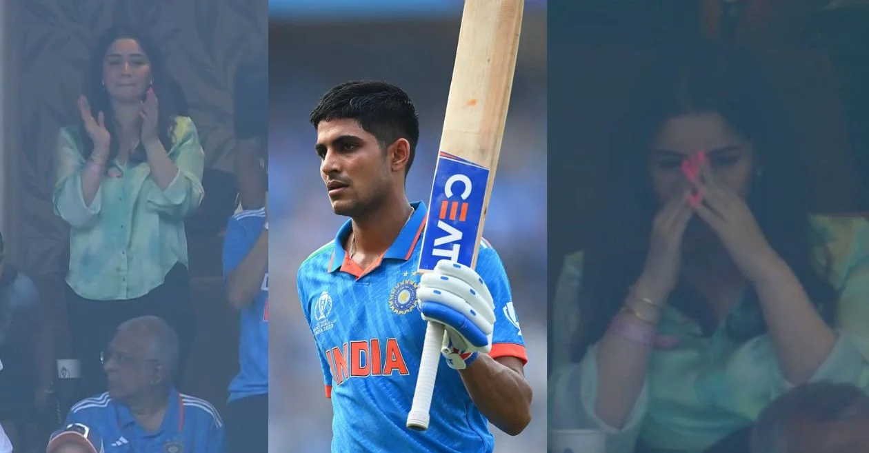 ODI World Cup 2023: Sara Tendulkar’s reaction goes viral after Shubman Gill gets out on 92 during IND vs SL clash