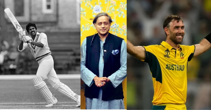 CWC 2023: Indian politician Shashi Tharoor compares Glenn Maxwell’s double hundred with Kapil Dev’s heroics in 1983 World Cup