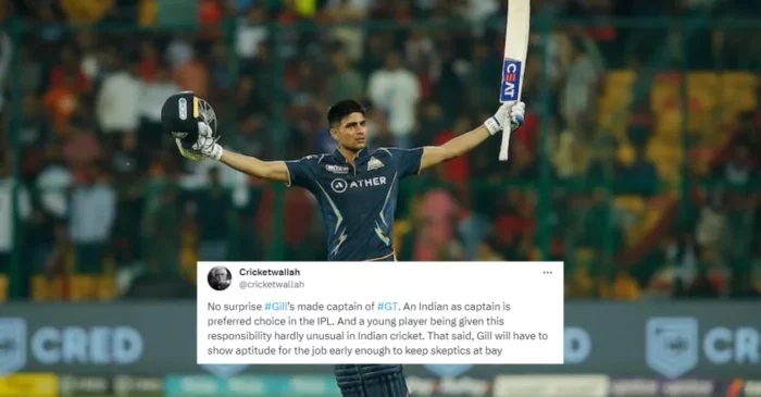 IPL 2024: Netizens shower acclaims as Shubman Gill becomes captain of Gujarat Titans