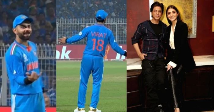 WATCH: Virat Kohli shows his dancing moves on SRK, Anushka Sharma & Anil Kapoor songs during IND vs SA clash – ODI World Cup 2023