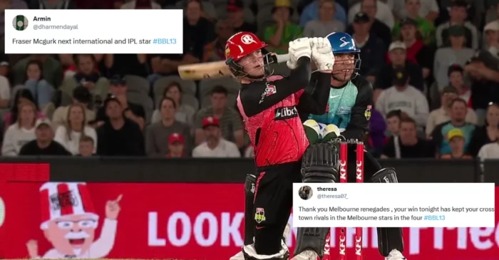 BBL|13 – Twitter Reactions: Jake Fraser-McGurk’s thunderous knock powers Melbourne Renegades to a comfortable win over Adelaide Strikers