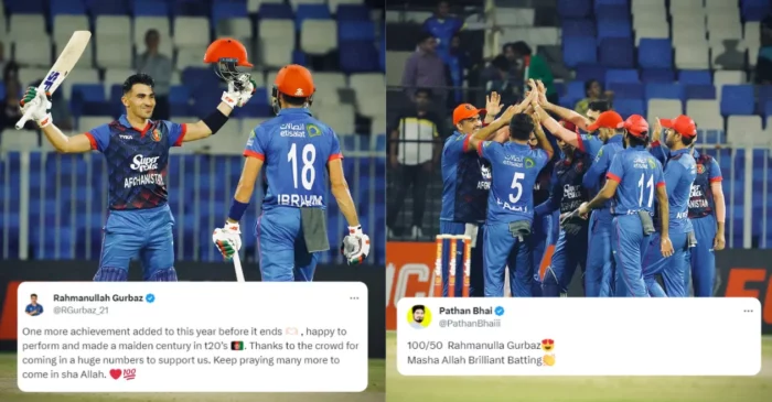 Twitter reactions: Rahmanullah Gurbaz’s scintillating ton powers Afghanistan to a comprehensive win over UAE in 1st T20I