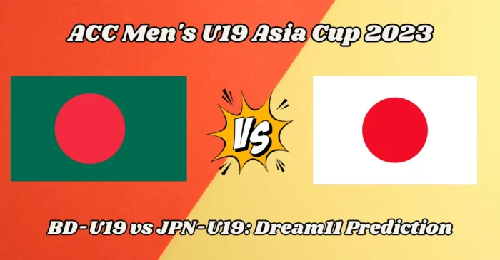 BD-U19 vs JPN-U19, Match Prediction, Dream11 Team, Fantasy Tips & Pitch Report | U19 Asia Cup 2023, Bangladesh vs Japan