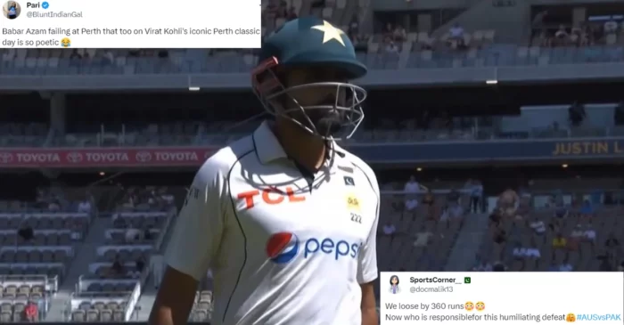Twitter reactions: Australia thrash Pakistan in Perth Test; Babar Azam fails in both innings