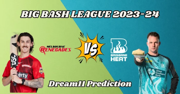 BBL|13, REN vs HEA: Match Prediction, Dream11 Team, Fantasy Tips & Pitch Report | Melbourne Renegades vs Brisbane Heat