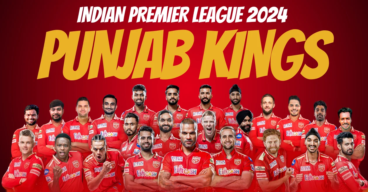 Punjab Kings full squad Complete list of PBKS players after IPL 2024
