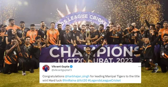 Twitter Reaction: Manipal Tigers outplay Urbanrisers Hyderabad to win their maiden LLC title | Legends League Cricket 2023