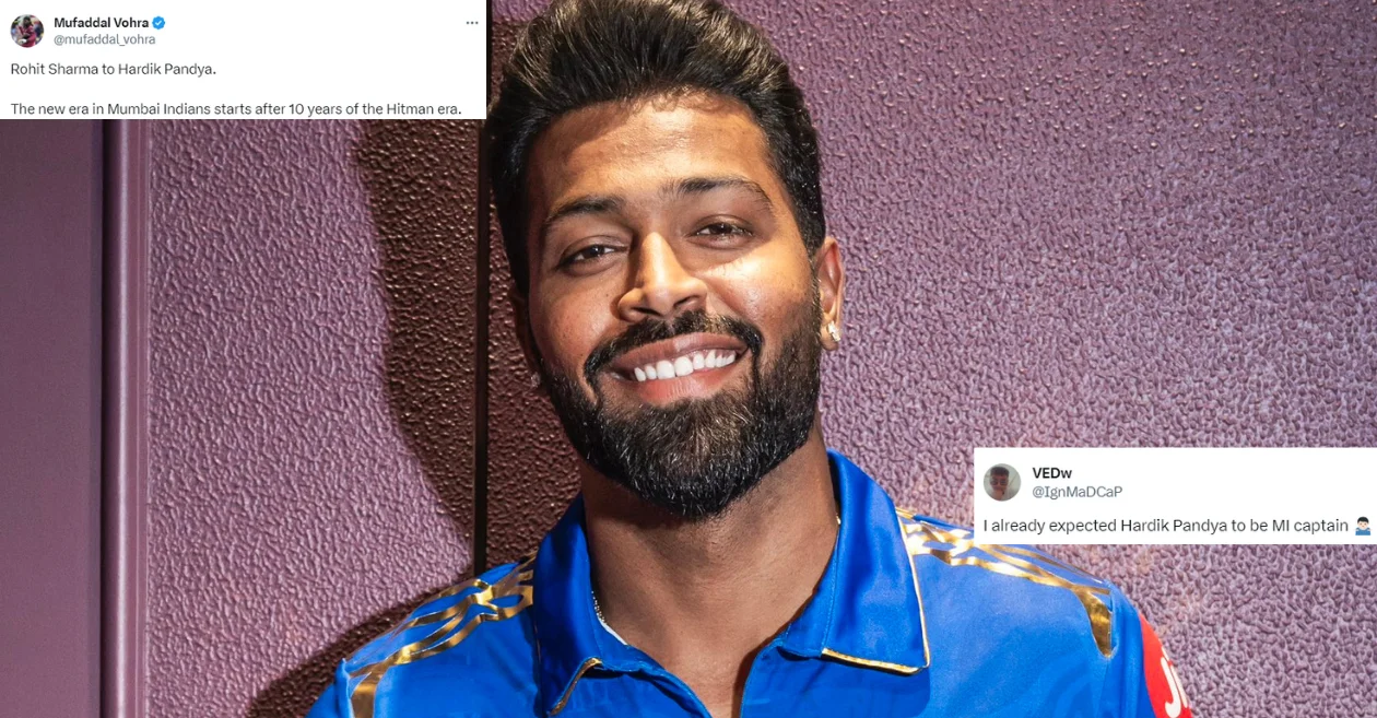 IPL 2024: Netizens go gaga after Hardik Pandya replaces Rohit Sharma as Mumbai Indians (MI) captain