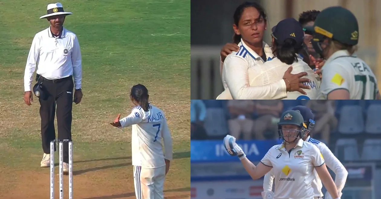 IND-W vs AUS-W: Harmanpreet Kaur gives a raging send-off to Alyssa Healy; Aussie skipper reacts after video of spat goes viral