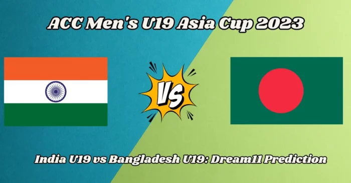 IN-U19 vs BD-U19, Match Prediction, Dream11 Team, Fantasy Tips & Pitch Report | U19 Asia Cup 2023, India vs Bangladesh