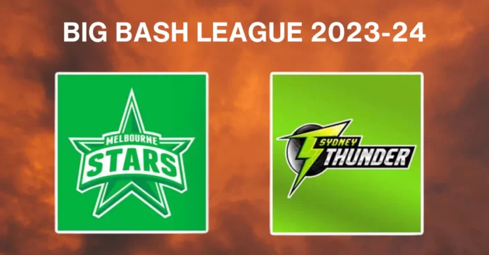 BBL|13, STA vs THU: Match Prediction, Dream11 Team, Fantasy Tips & Pitch Report | Melbourne Stars vs Sydney Thunder