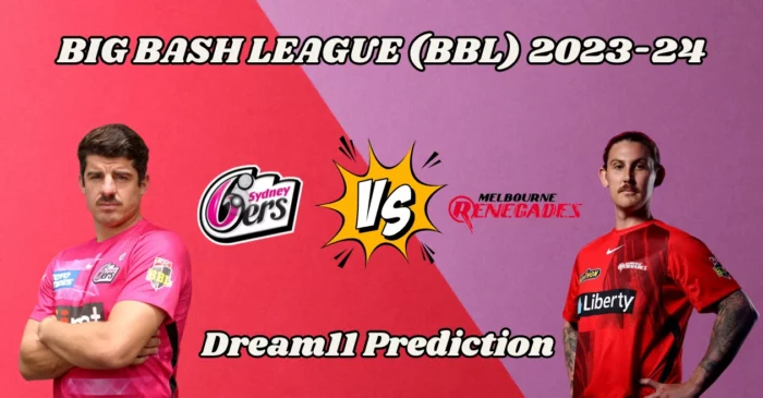 BBL|13, SIX vs REN: Match Prediction, Dream11 Team, Fantasy Tips & Pitch Report | Sydney Sixers vs Melbourne Renegades