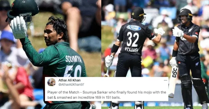 Twitter reactions: Soumya Sarkar’s ton in vain as New Zealand thrash Bangladesh in 2nd ODI to clinch the series