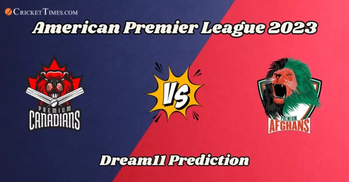 PMC vs PMF, American Premier League 2023: Match Prediction, Dream11 Team, Fantasy Tips & Pitch Report | Premium Canadians vs Premium Afghans