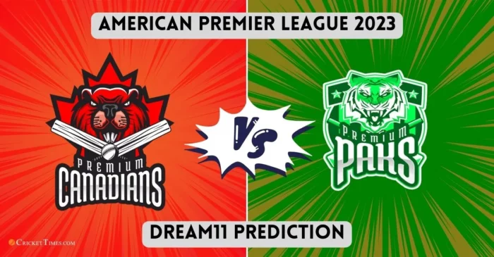 PMC vs PMP, American Premier League 2023: Match Prediction, Dream11 Team, Fantasy Tips & Pitch Report | Premium Canadians vs Premium Paks
