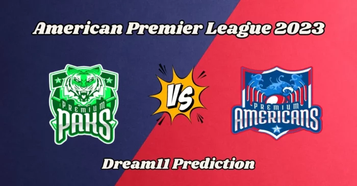 PMP vs PMA, American Premier League 2023: Match Prediction, Dream11 Team, Fantasy Tips &; Pitch Report | Premium Paks vs Premium Americans