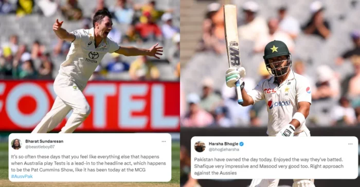 AUS vs PAK [Twitter reactions]: Pat Cummins outshines Abdullah Shafique and Shan Masood’s fifties on Day 2 of MCG Test