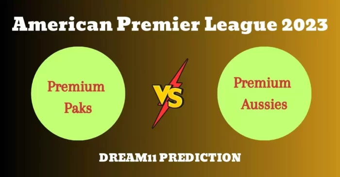 PMP vs PMU, American Premier League 2023: Match Prediction, Dream11 Team, Fantasy Tips & Pitch Report | Premium Paks vs Premium Aussies