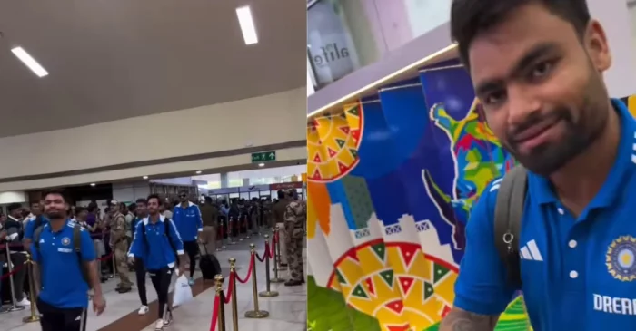 WATCH: Rinku Singh’s generosity shines as he completes an autograph wish of a fan at the airport