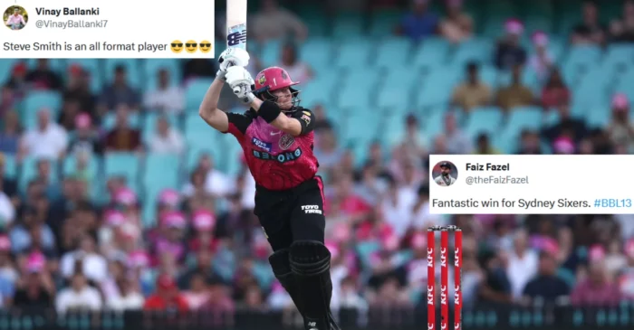 Twitter Reactions: Steve Smith shines as Sydney Sixers emerge victorious over Melbourne Renegades in BBL|13