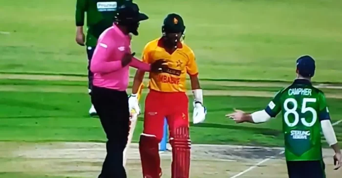 WATCH: Sikandar Raza and Curtis Campher indulge in ugly fight during ZIM vs IRE clash at Harare