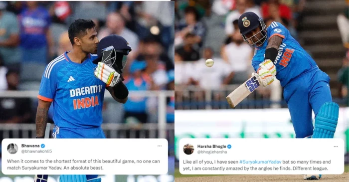 SA vs IND 2023: Fans erupt in joy as Suryakumar Yadav equals Rohit Sharma and Glenn Maxwell’s record for most T20I centuries