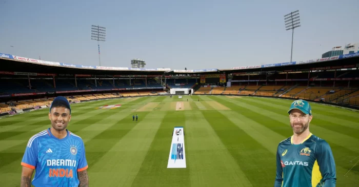 IND vs AUS 2023, 5th T20I: M. Chinnaswamy Stadium Pitch Report, Bangalore Weather Forecast, T20 Stats & Records | India vs Australia