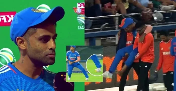 SA vs IND: Suryakumar Yadav gives injury update after horrible ankle twist in 3rd T20I
