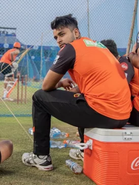 Sushant Mishra during his stint with SRH