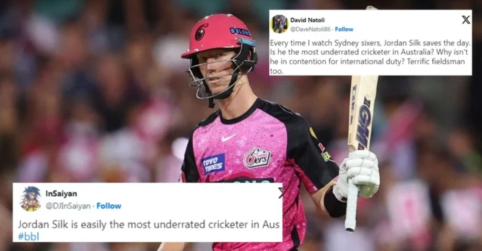 Twitter reactions: Jordan Silk sizzles in Sydney Sixers’ nail-biting win over Adelaide Strikers in BBL|13