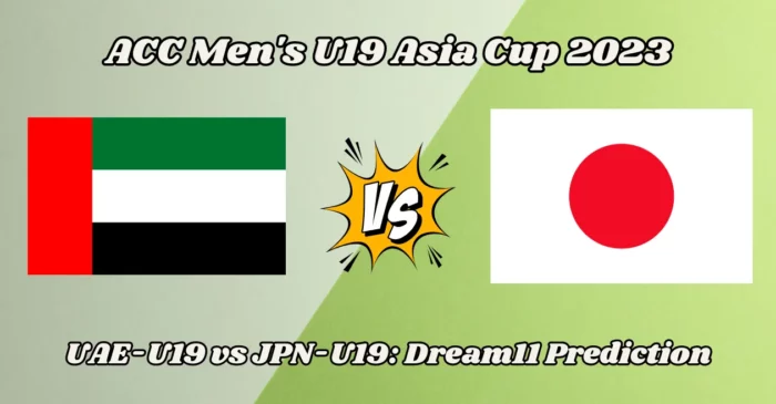 UAE-U19 vs JPN-U19, Match Prediction, Dream11 Team, Fantasy Tips & Pitch Report | U19 Asia Cup 2023, United Arab Emirates vs Japan
