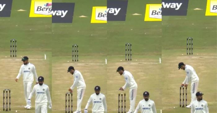 WATCH: Virat Kohli’s Stuart Broad-esque bail switch technique produces two timely wickets for India in Centurion Test – SA vs IND