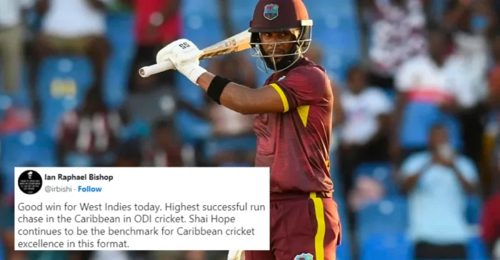 Twitter reactions: Shai Hope’s brilliant century helps West Indies script historic chase against England in 1st ODI