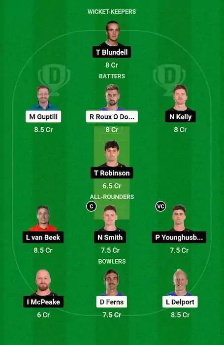 AA vs WF Dream11 Team for today's match
