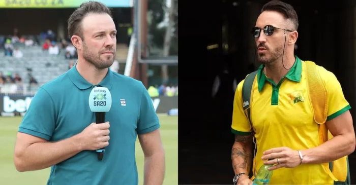 AB de Villiers suggests South Africa to include Faf du Plessis in the T20 World Cup 2024 squad if he proves his worth
