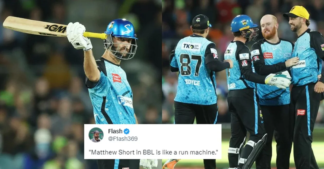 Twitter reactions: Matthew Short, Lloyd Pope take Adelaide Strikers to playoffs with impressive show against Sydney Thunder – BBL|13
