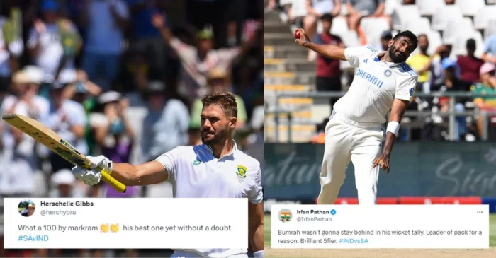 Twitter reactions: Aiden Markram smashes a fighting century after Jasprit Bumrah’s onslaught against South Africa on Day 2 of the Cape Town Test