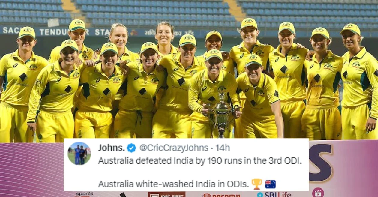 Twitter reactions: Phoebe Litchfield’s blazing ton powers Australia to whitewash India in WODI series