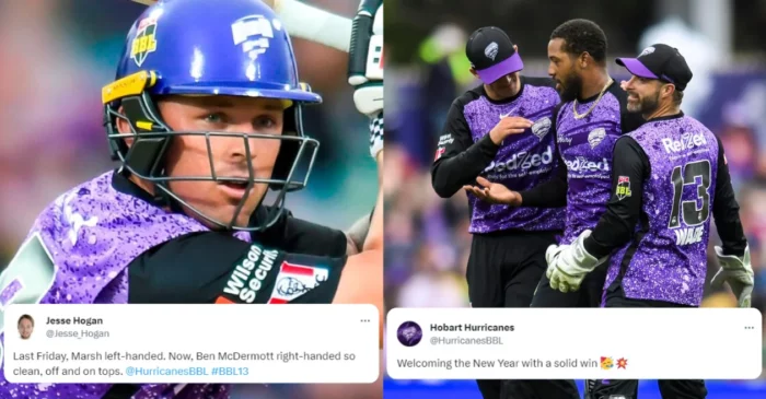 BBL|13 [Twitter Reactions]: Ben McDermott’s blazing fifty powers Hobart Hurricanes to a convincing victory over Sydney Thunder